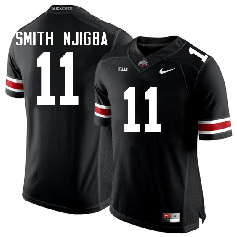 Jaxon Smith-Njigba Ohio State Buckeyes Jersey College Football Uniforms-Black